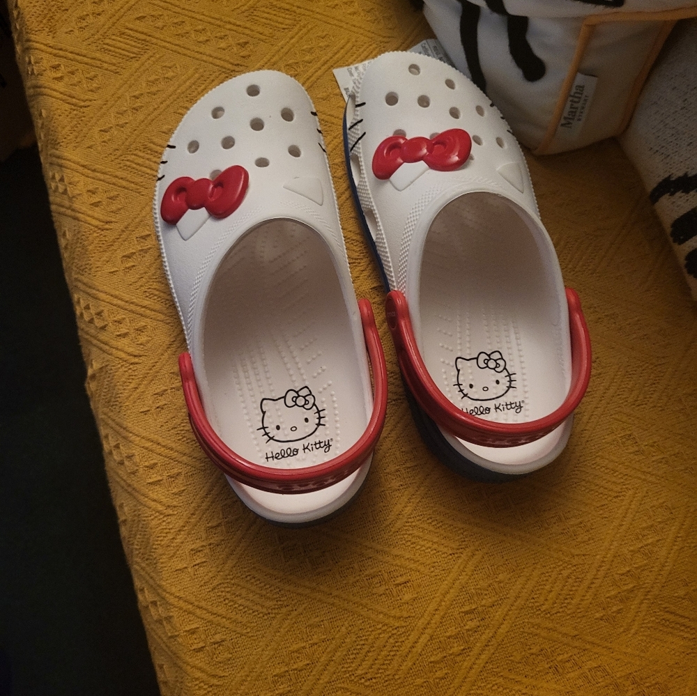 Hello kitty crocs
